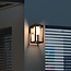 Modern solar wall lamp outdoor black with sensor - Lumi