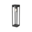 Modern solar floor lamp black with sensor - Illumina