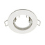 Vix modern round recessed spotlight in white