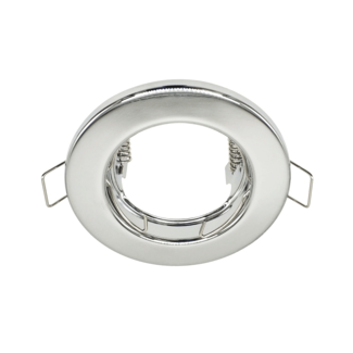 Vix modern round recessed spotlight in silver