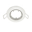 Ash modern adjustable recessed spotlight in white