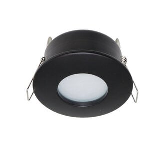 Modern recessed spotlight black IP44 - Rex