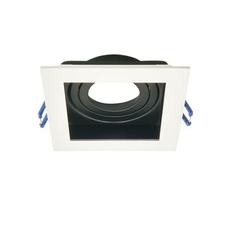 Modern adjustable recessed spotlight Ace in black and white