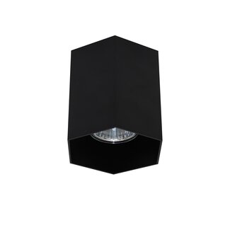 Design black surface mounted spot - Noa