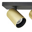 Ceiling lamp with golden spots - Pia