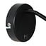 Industrial wall lamp Carmel in black and gold