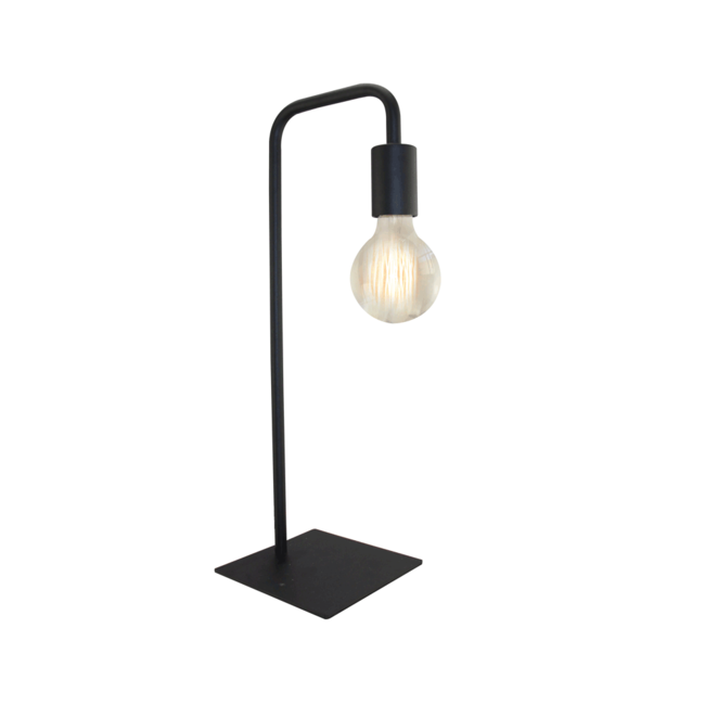 Modern table lamp black - Kent