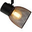 Industrial ceiling spotlight Meshie - matt black E14
