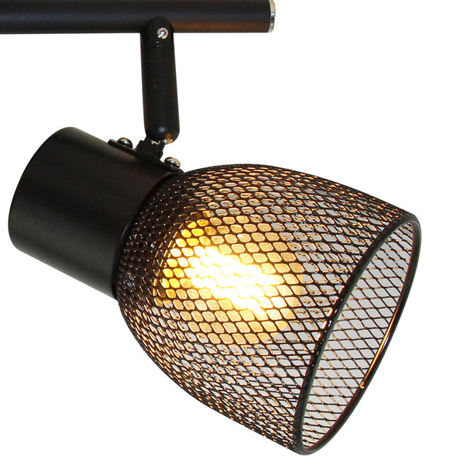 Modern ceiling lamp with 2 spotlights - Meshki