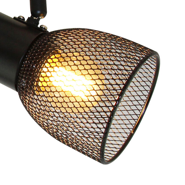 Modern ceiling lamp with 2 spotlights - Meshki