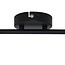 Modern 2-light ceiling lamp Mitch in black