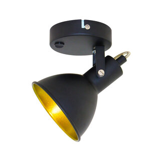 Black and Gold Designer lighting ceiling spotlight - Alex