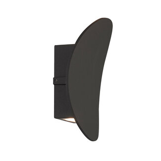 Design wall lamp outdoor Ollie - black