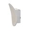 Designer outdoor wall light Ozzy - white with integrated LED