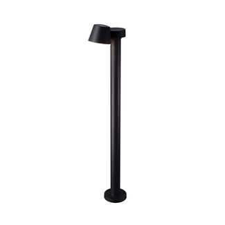 Adjustable outdoor floor lamp Cooper - black with integrated LED