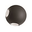 Spherical outdoor wall light Cosmo - black