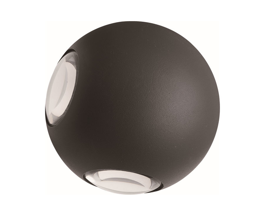 Abuelos visitantes bolígrafo crema Lámpara Esférica de Pared para Exteriores Cosmo - Negro - lumenxl.com |  Unique and high quality lighting at an affordable price