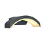 Design outdoor wall light Vic - black with integrated LED