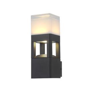 Industrial exterior wall light Terry - black