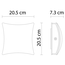 Square wall lamp Ross - 4-light