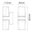 Adjustable black wall lamp - Bobby