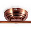Industrial ceiling lamp Boston - copper
