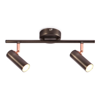 Modern ceiling lamp with 2 spotlight - Auburn