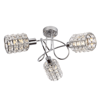 Designer 3-light ceiling lamp Hera