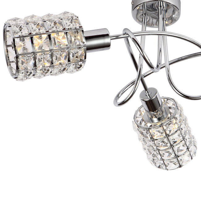 Designer 3-light ceiling lamp Hera