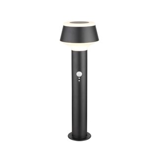 Outdoor floor lamp Jay with sensor - black