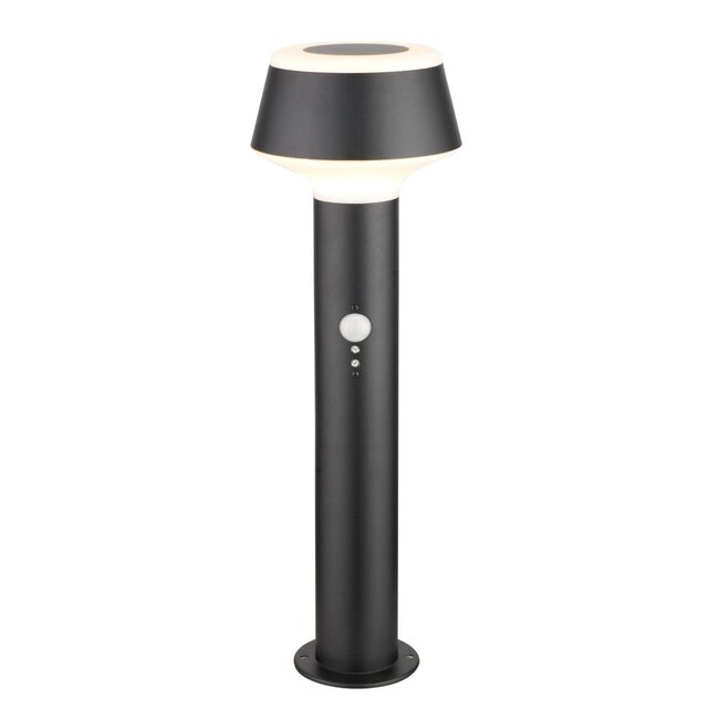 Outdoor floor lamp Jay with sensor - black