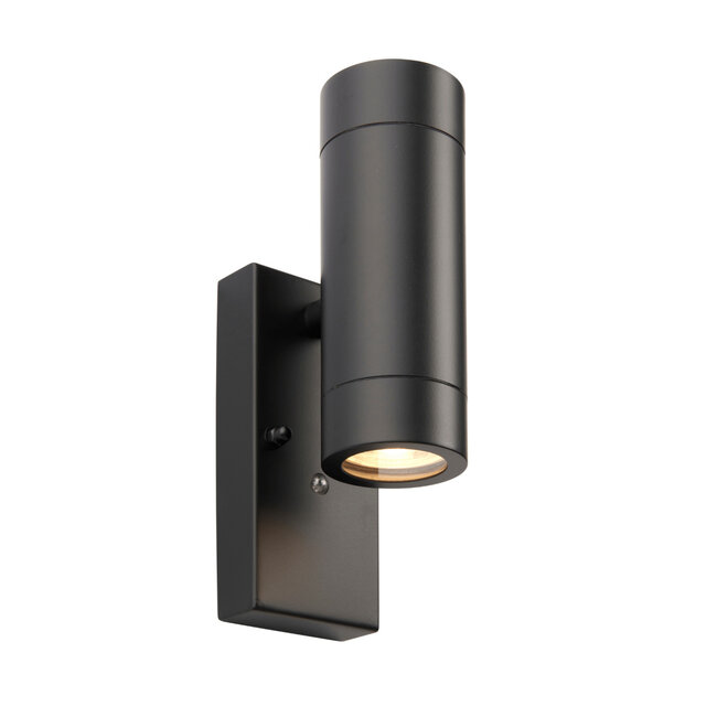 Modern exterior wall light black 2-light - Zane