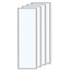Set of 4 LED panels 30x120cm, 30W, 6500K - 120lm/W