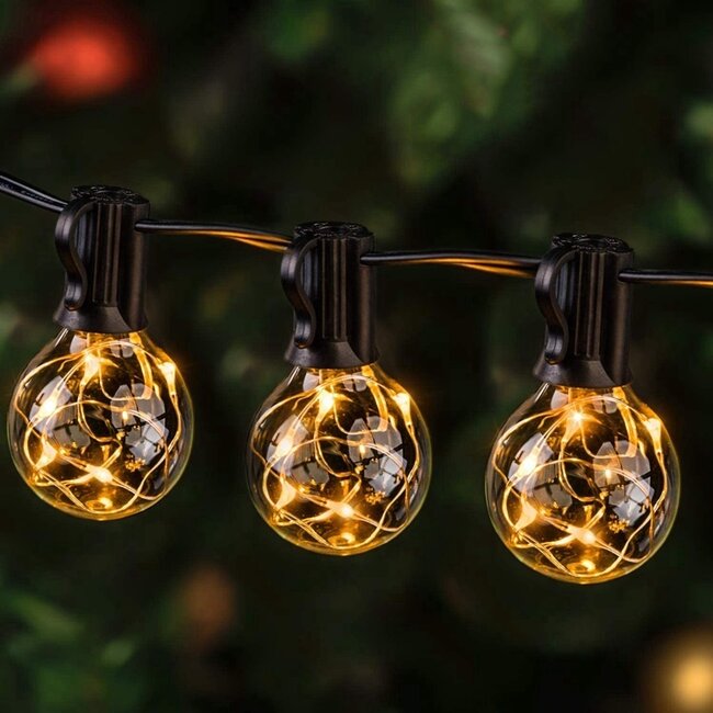 Solar light cord for outdoor 7.5 meters 25 lights - Zeus