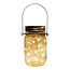 Solar table lamp Gaia with string lights and integrated LED