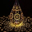 Bronze teardrop solar pendant lamp - Zelia