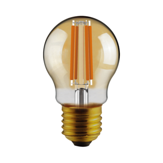 A45 LED filament bulb 3-step dimmable amber (2200K) 2.5W