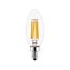 E14 LED filament candle bulb dimmable clear 5.5W