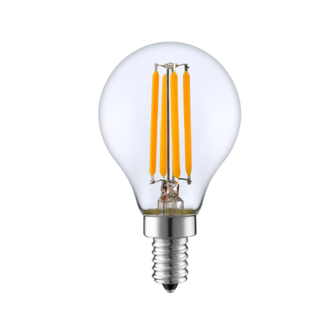 E14 dimmable LED filament lamp with clear glass | 3.5W 2700K