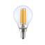 E14 dimmable LED filament bulb with clear glass | 5.5W 2700K