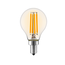 E14 dimmable LED filament bulb with Amber glass | 5.5W 2200K