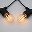 Solar string lights 20 metres 20 lights with double filament, 10W solar panel
