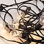 Solar string lights 10 metres, 20 small round bulbs, 3W solar panel (IP20 bulbs)