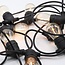 Solar light chain 10 meters with 10 or 15 lights, 3W solar panel