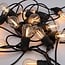 Solar string lights 10 metres with 20 double filament bulbs, 10W solar panel
