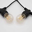 Solar string lights, 10 metres, 20 double filament bulbs, 10W solar panel