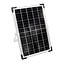 Solar string lights 10 metres with 20 double filament bulbs, 10W solar panel