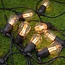Solar light chain 10 meters 10 lights with W-shape, 10W solar panel