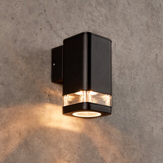 Modern square wall lamp Marino, black