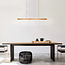Minimalist pendant lamp with integrated dimmable LEDs - Ami